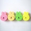 rabbit shape cellulose sponge wipe block